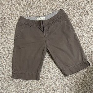 Aeropostale Brown Bermuda Casual Shorts